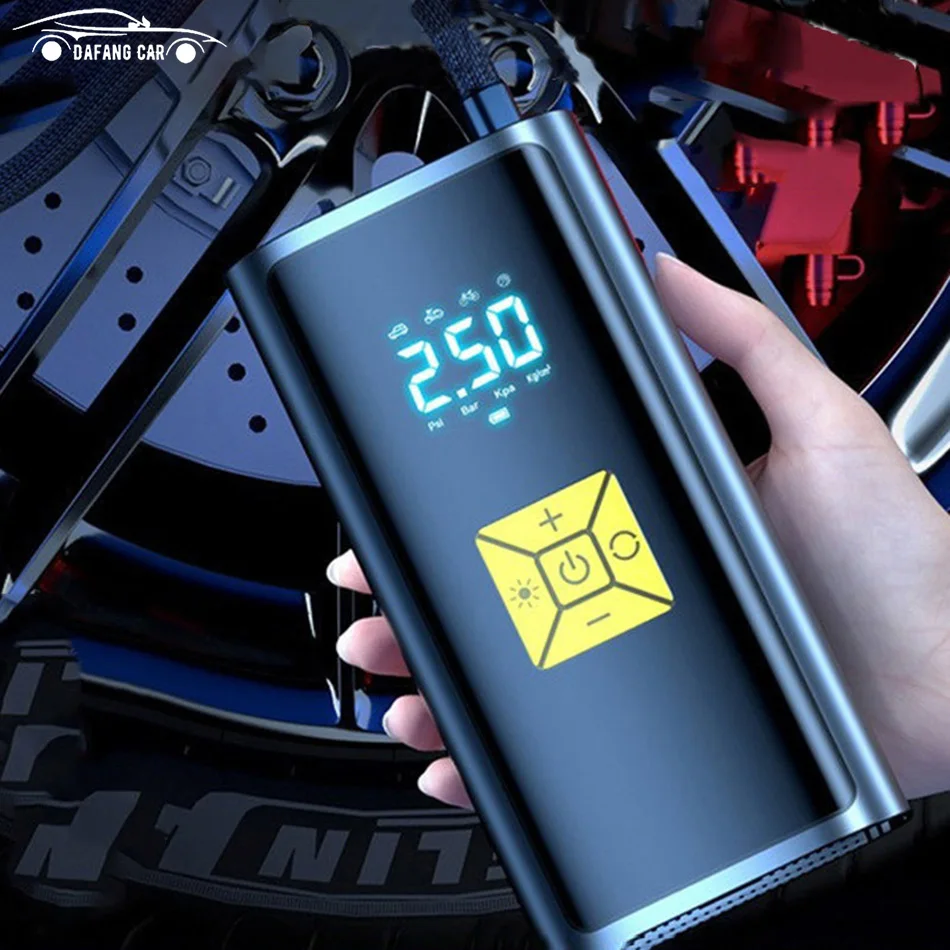 Pump 6000mah Car Air Compressor For Auto Car Motorcycles Bicycles