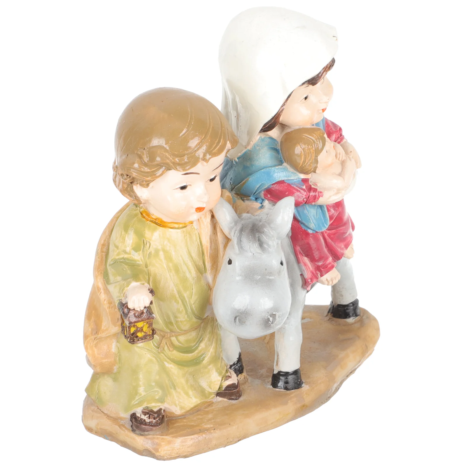 

Baby Jesus Statue Figurine Virgin Mary Nativity Holy Mother Figure Decoration Religious Statues Adornment Blessing Resin