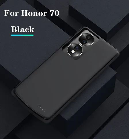 Чехол с зарядным устройством на 6800 мА · ч для Honor 70, чехол для телефона Honor 70 Pro, внешний аккумулятор для Huawei Honor 70 Pro Plus + чехол для аккумулятора