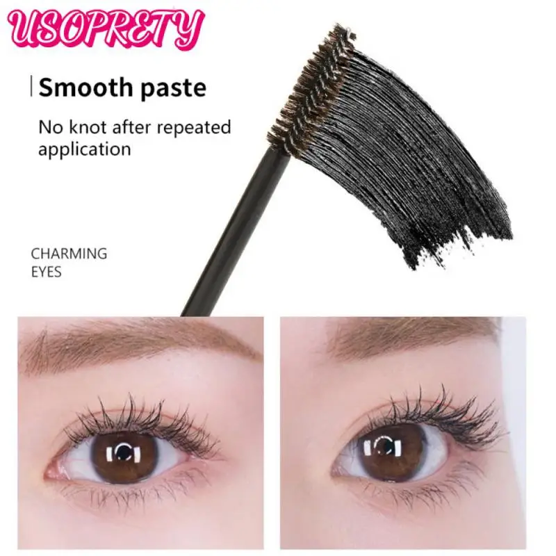 

Lasting Mascara Quick-drying Waterproof Lengthening Black Lash Eyelash Natural Eyes Makeup Extension Eye Lashes Brush Thick