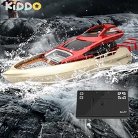 2 4g wireless mini rc boat remote controlled speed ship with light summer water toys models gifts electric simulation model toy