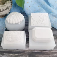 trilobite dinosaur archaeological excavation fossil silicone mold gemstone shell puzzle plaster mold soap mold cake decoration