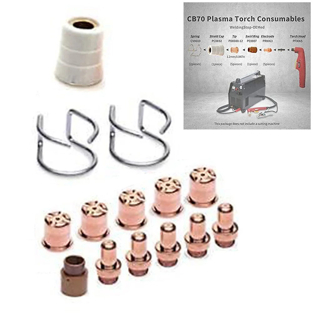 

Electrodes Protective Cap 60 CB70 Diameter Durability For Eastwood Plasma Kit
