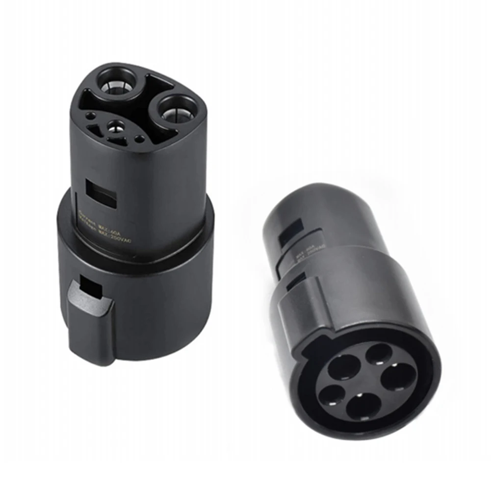 

EVSE EV Adaptor 32A J1772 Type 1 To Type 2 Plug EV Adapter, Electric Cars Vehicle Charger Charging Adapter Barrel Connector