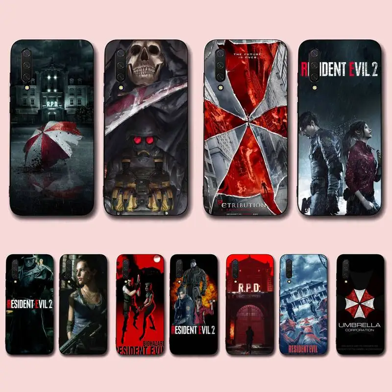 

MINISO E-Evils GAME R-Resident Phone Case for Xiaomi mi 5 6 8 9 10 lite pro SE Mix 2s 3 F1 Max2 3