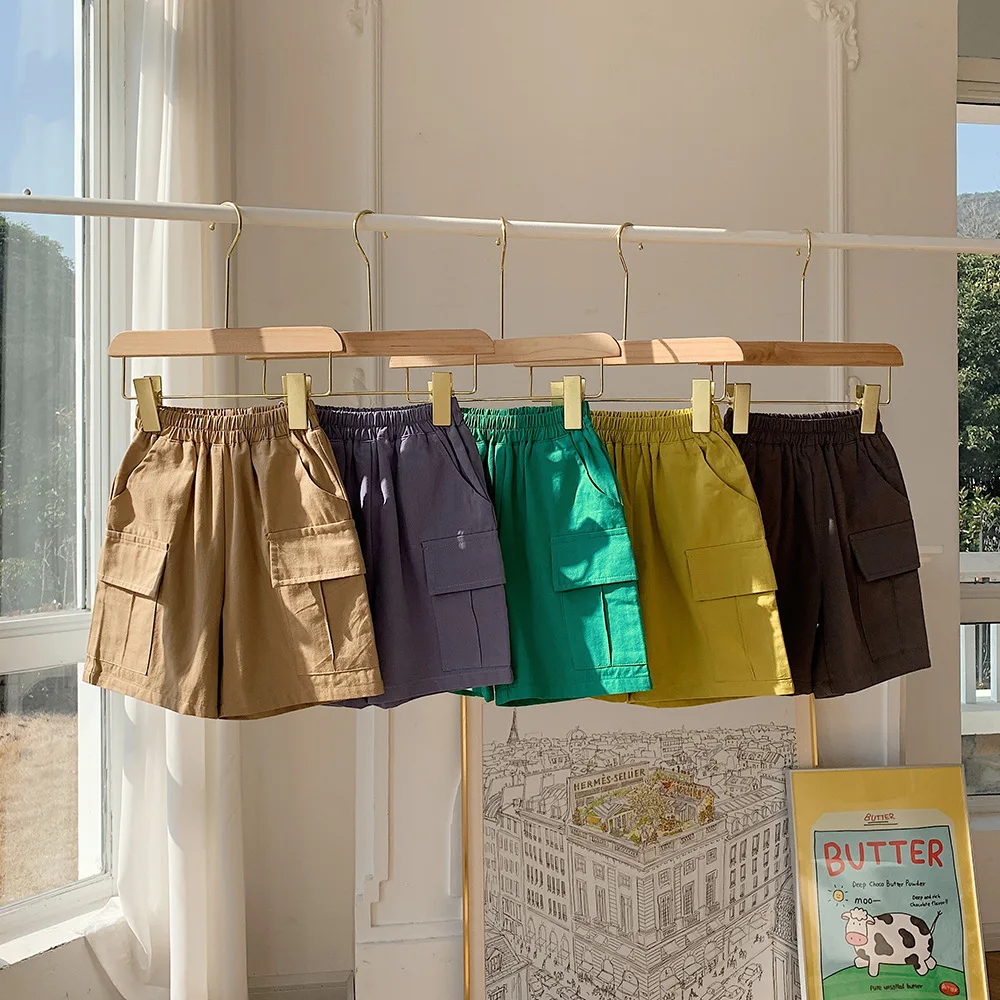 

Summer Children Outerwear Shorts Fifth Pants Overalls Shorts Kids Shorts Boy Shorts Pants Kawaii Shorts Baby Pants Cute Shorts