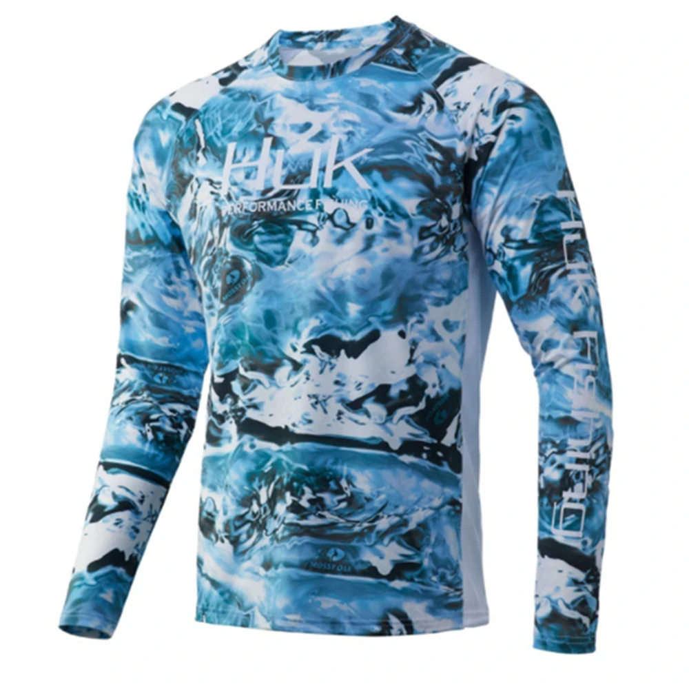 

HUK Fishing Clothing Long Sleeves UV ProtectionClothes Men Summer Breathable Upf 50 Sweatshirts Outdoor Custom Fishing Shirts