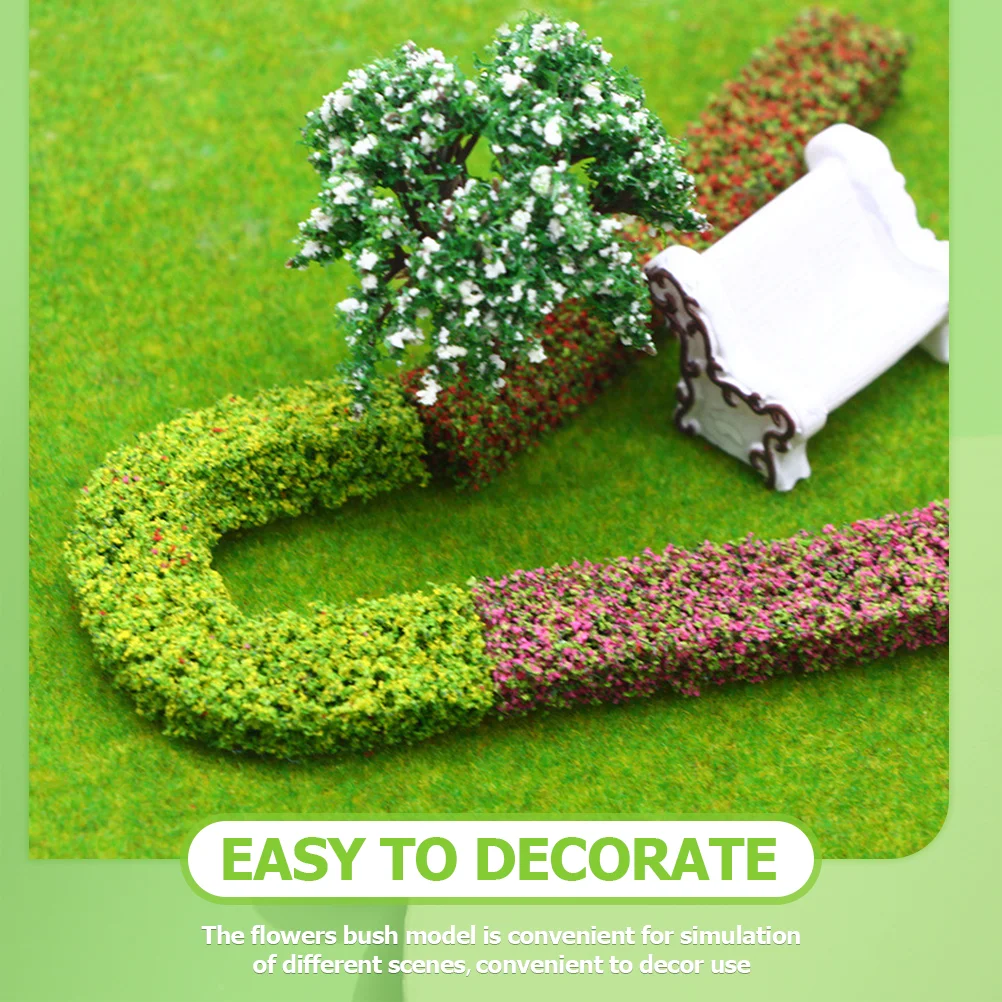 6 шт. искусственные мини-кусты цветов