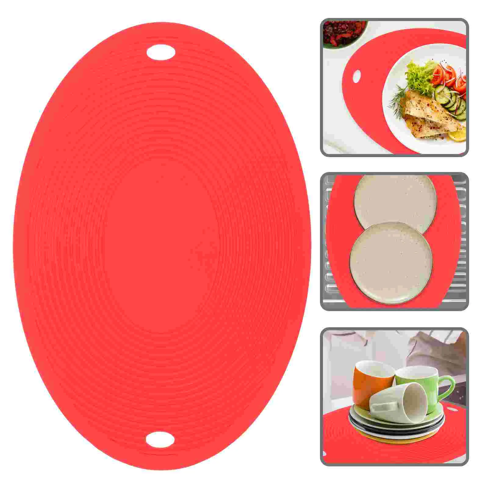 

Silicone Trivet Mat Non- Silicone Insulation Mat Hot Pan Pad Hot Pot Holder