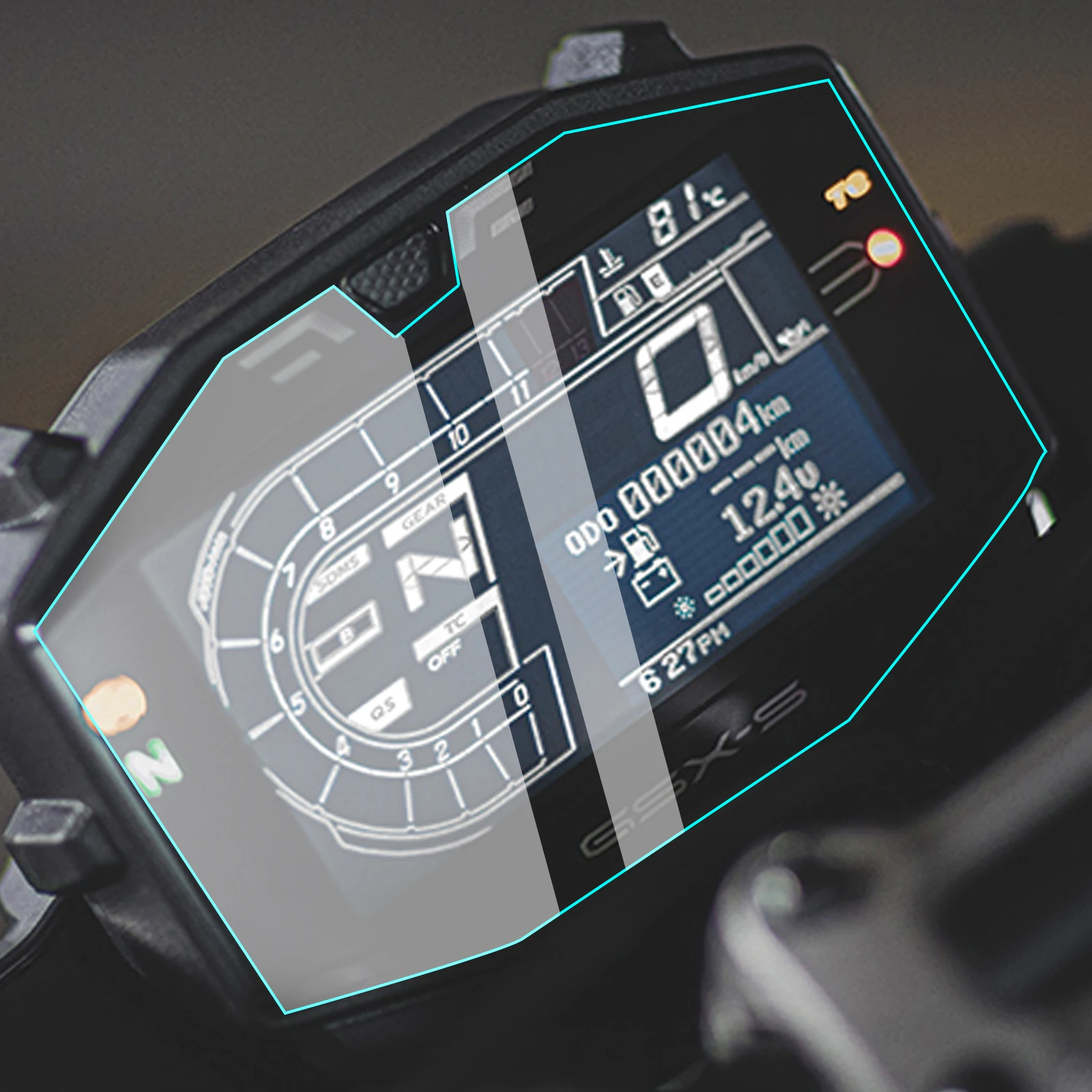 2 шт. защитная пленка для экрана приборной панели мотоцикла suzuki GSX-R1000R L7 17-защитная