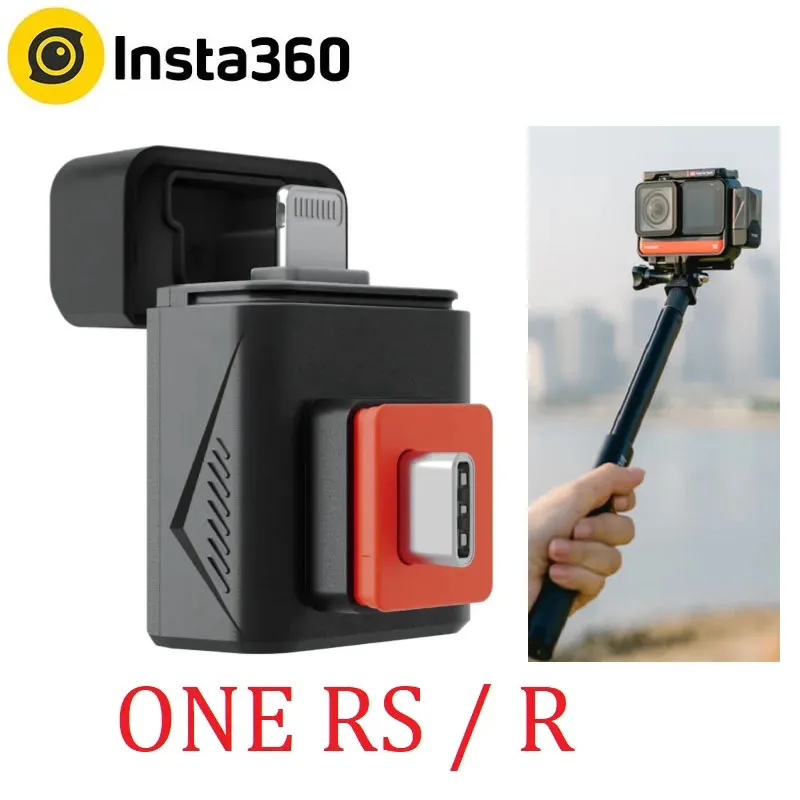 

For Insta360 ONE RS R Quick Reader SD Card Reader Fast File Transfer For Insta 360 Original Accessories For iPhone Android Phone