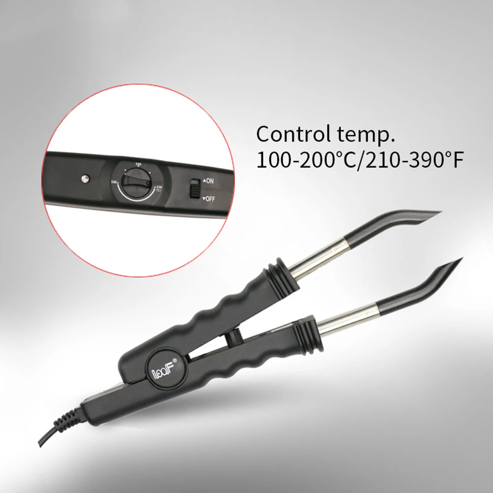 

Силиконовый инструмент для наращивания волос, электрический соединитель для волос с регулируемой температурой, вращающийся инструмент дл...