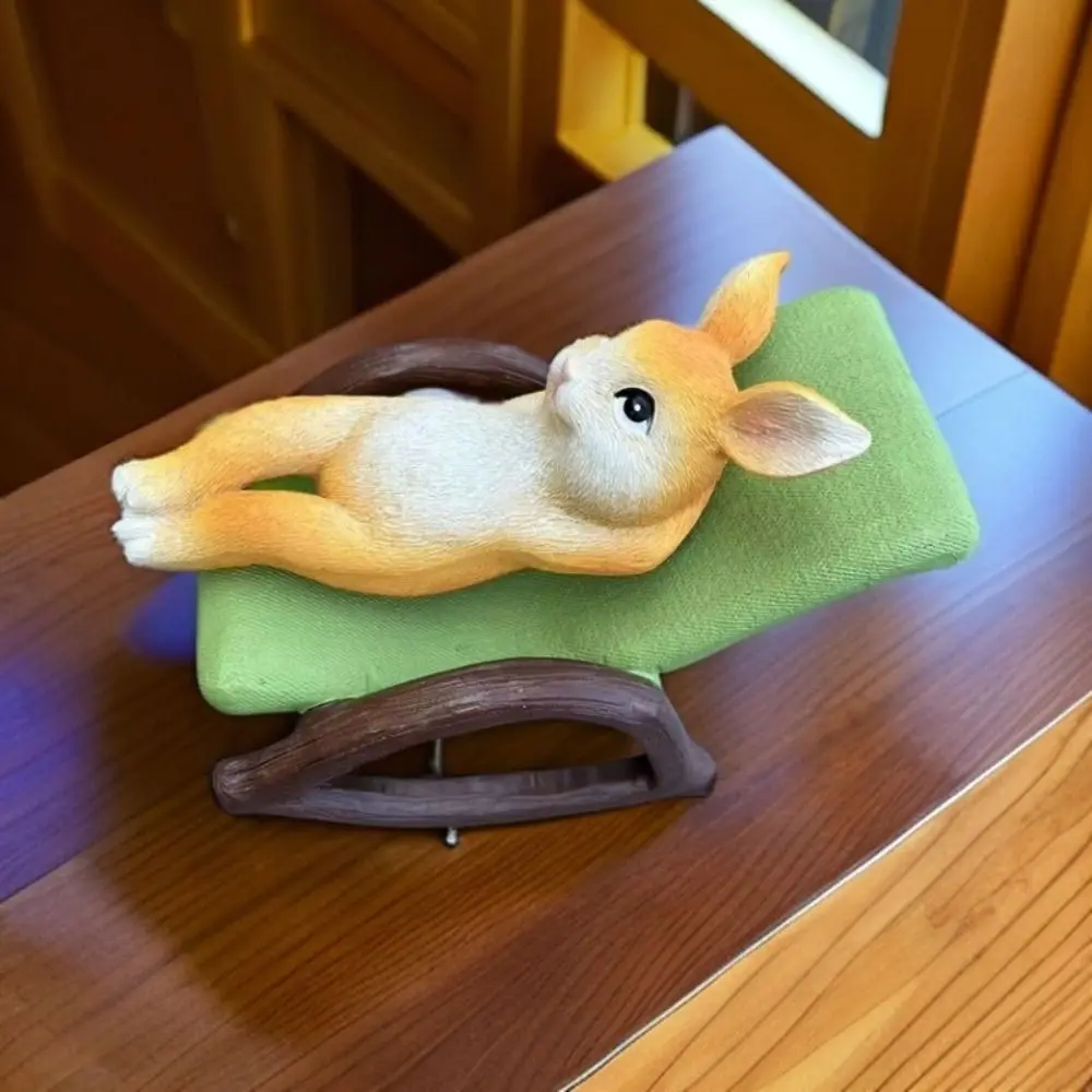 Кресло-качалка украшения в виде кролика животных садовые аксессуары уличная