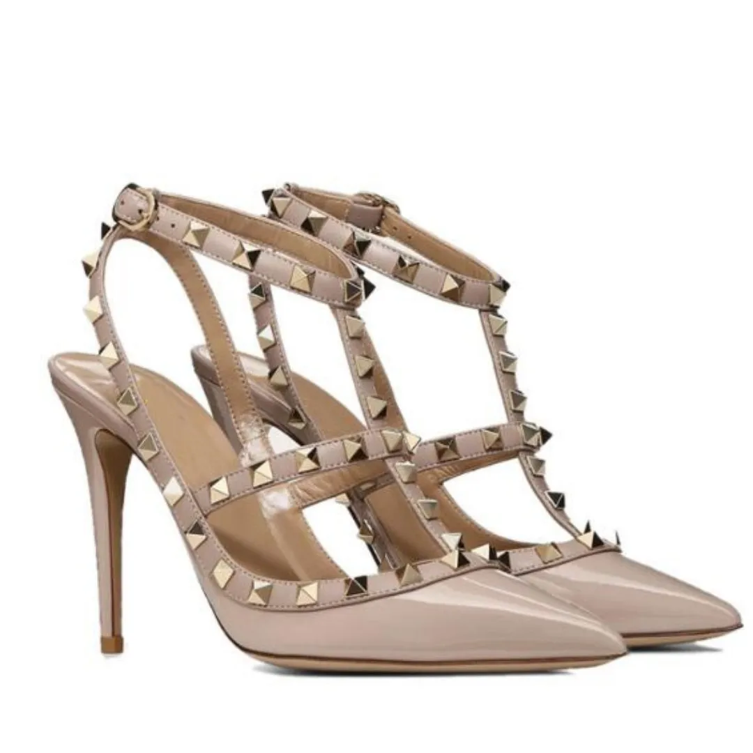 

SHOFOO shoes Fashion women's high heeled sandals. About 11 cm heel height. Pointed toe shoes. Summer women's shoes. Fashion show