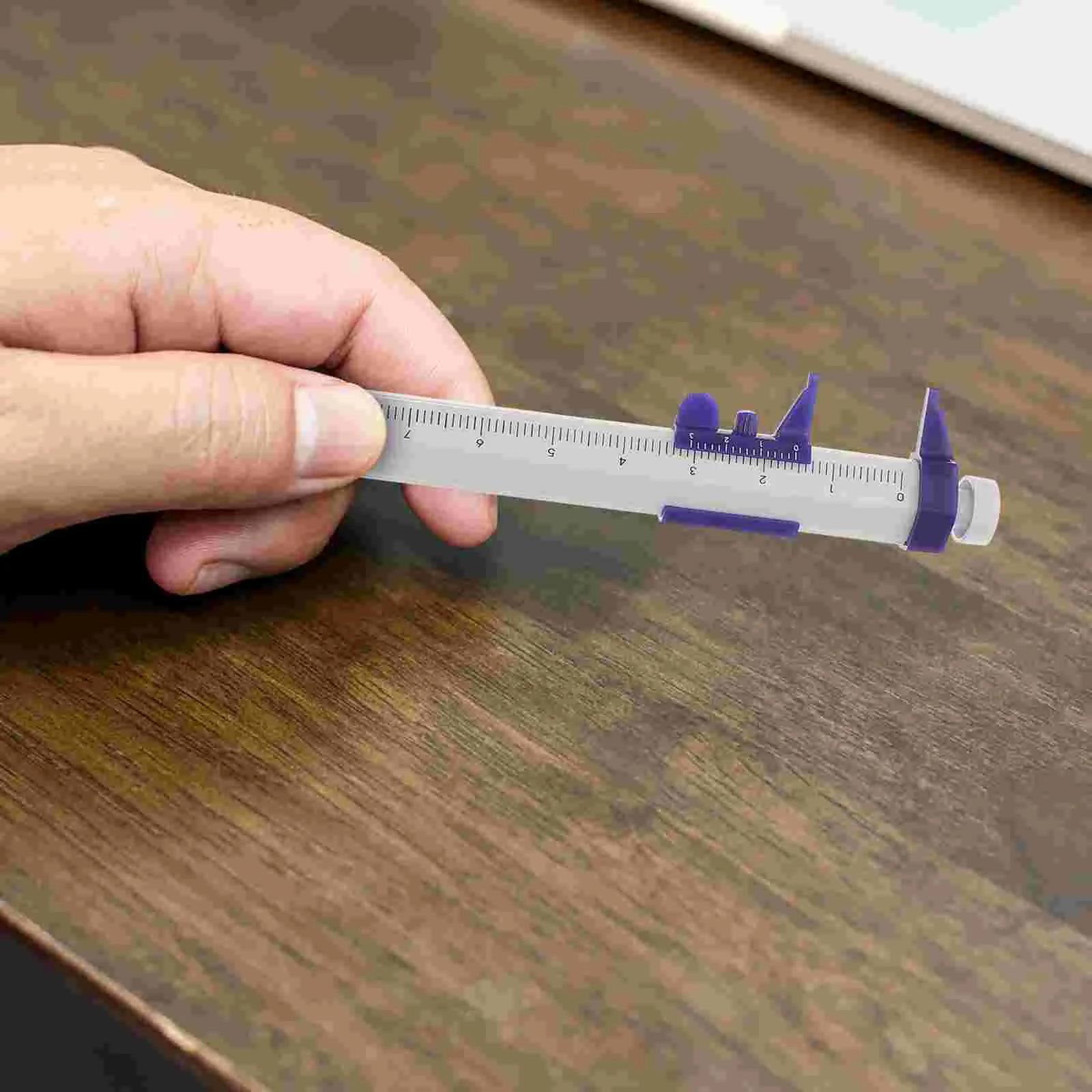 

8 Pcs Caliper Ballpoint Pen Pocket Ruler Scaled Plastic Multi-use Student Writing