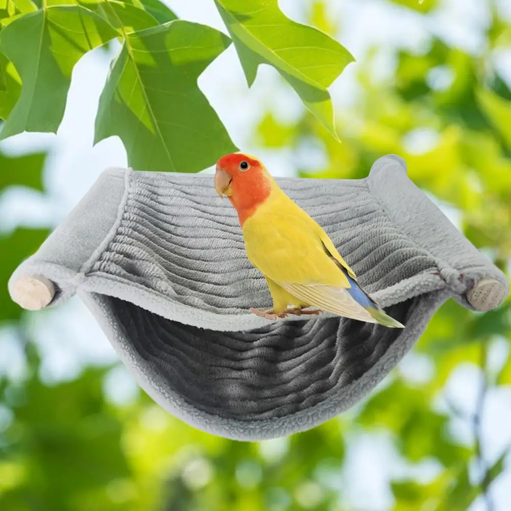 

Cozy Hamster Cushion Large Space Hamster Hammock Double-Layers Hamster Hammock Parrot Nest Bed Keep Warm
