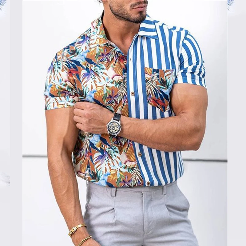 Hawaiian men's summer shirt, men's casual shirt, a gorgeous social shirt, a long summer dress,