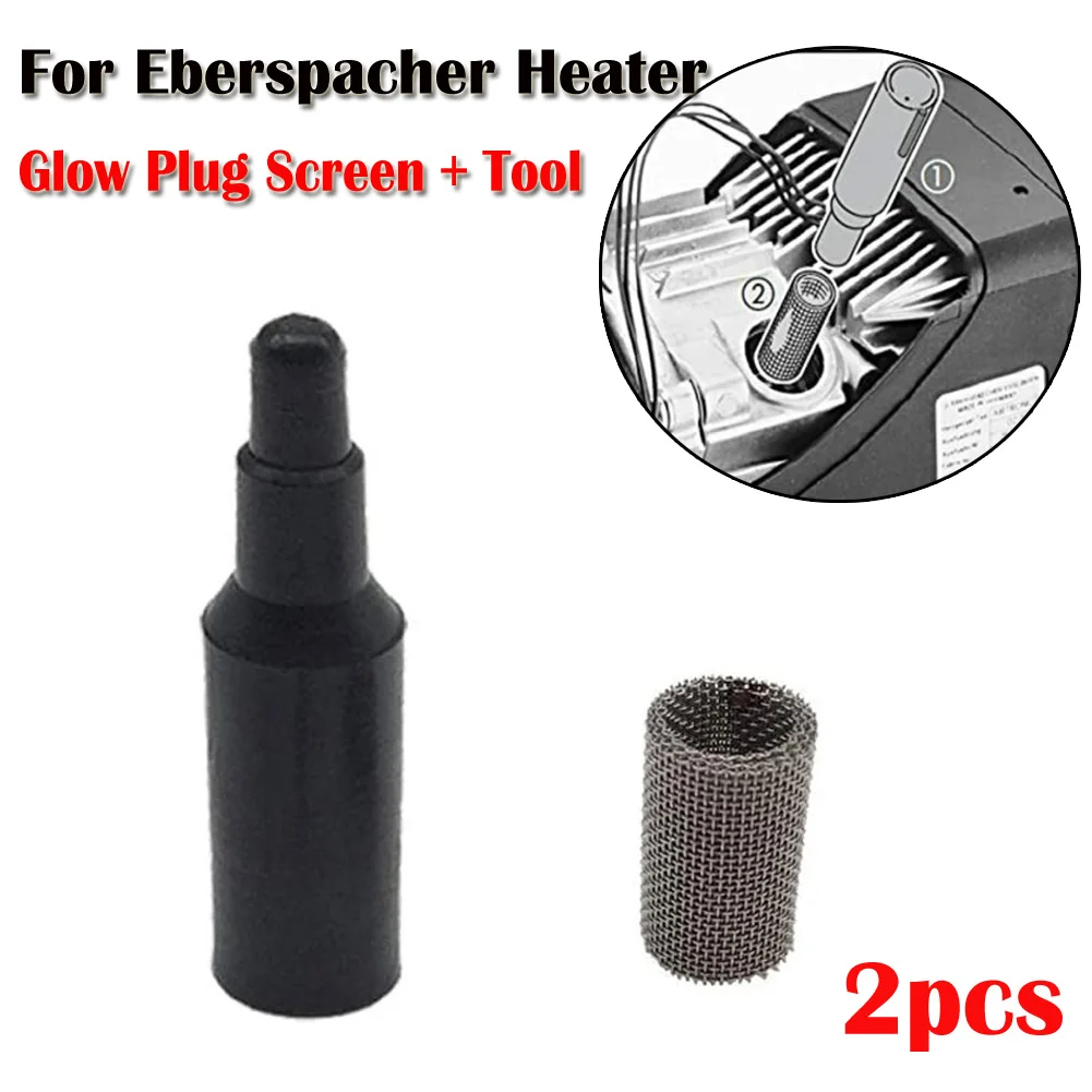 

2pcs/set AIB2C 252069100102 Glow Plug Screen With Tool For Eberspacher Heater Airtronic D2 D4 D4S Replacement Accessories