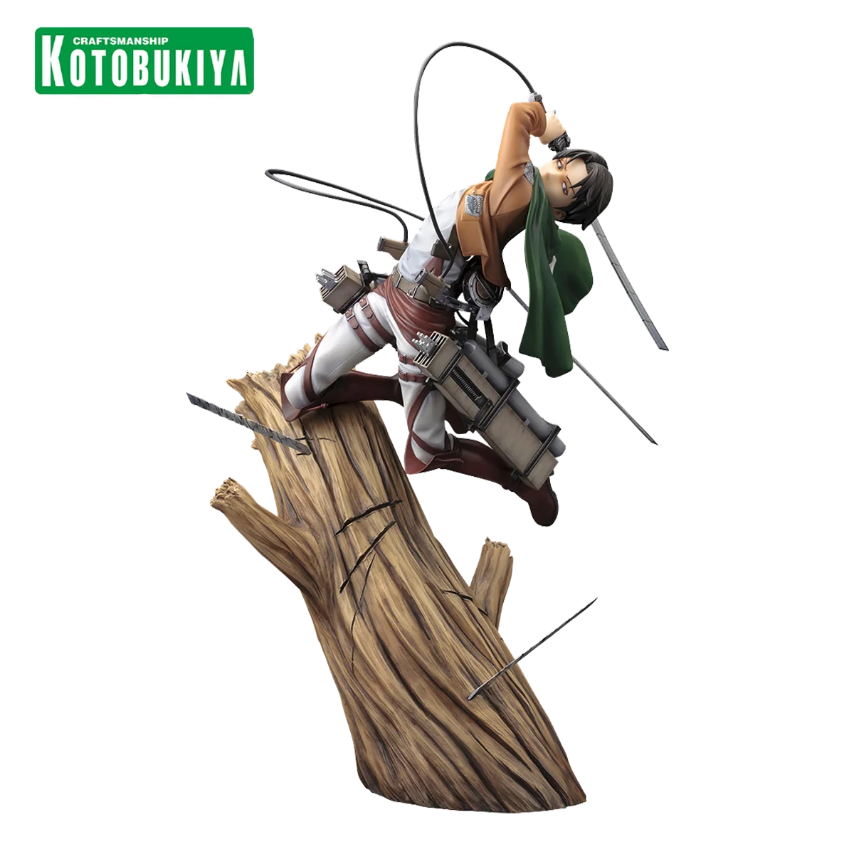 Фото KOTOBUKIYA ARTFXJ атака на Титанов Levi Ackerman официальная аутентичная фигурка Модель Аниме подарок Коллекционная модель игрушки подарок на Хэллоуин №1