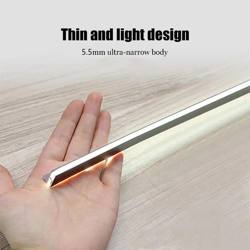 Ультратонкая алюминиевая световая панель для шкафа светодиодная полоса под