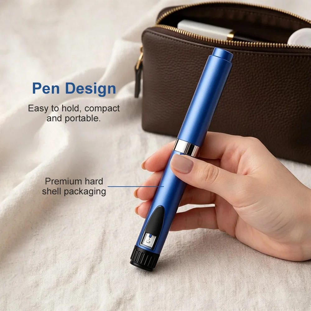 Фото Портативные инъекторы-ручки Magic Pen для инъекций инсулина с футляром для хранения V1 V2, профессиональные инъекторы-ручки для инъекций инсулина, для удаления морщин №3