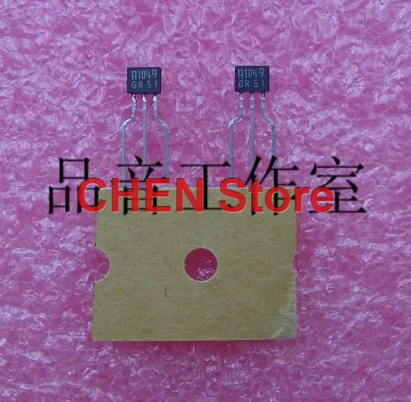 10 шт., новый оригинальный усилитель мощности 2SA1049-GR TO-92S, транзистор A1049 GR, аудио усилитель мощности 2SA1049