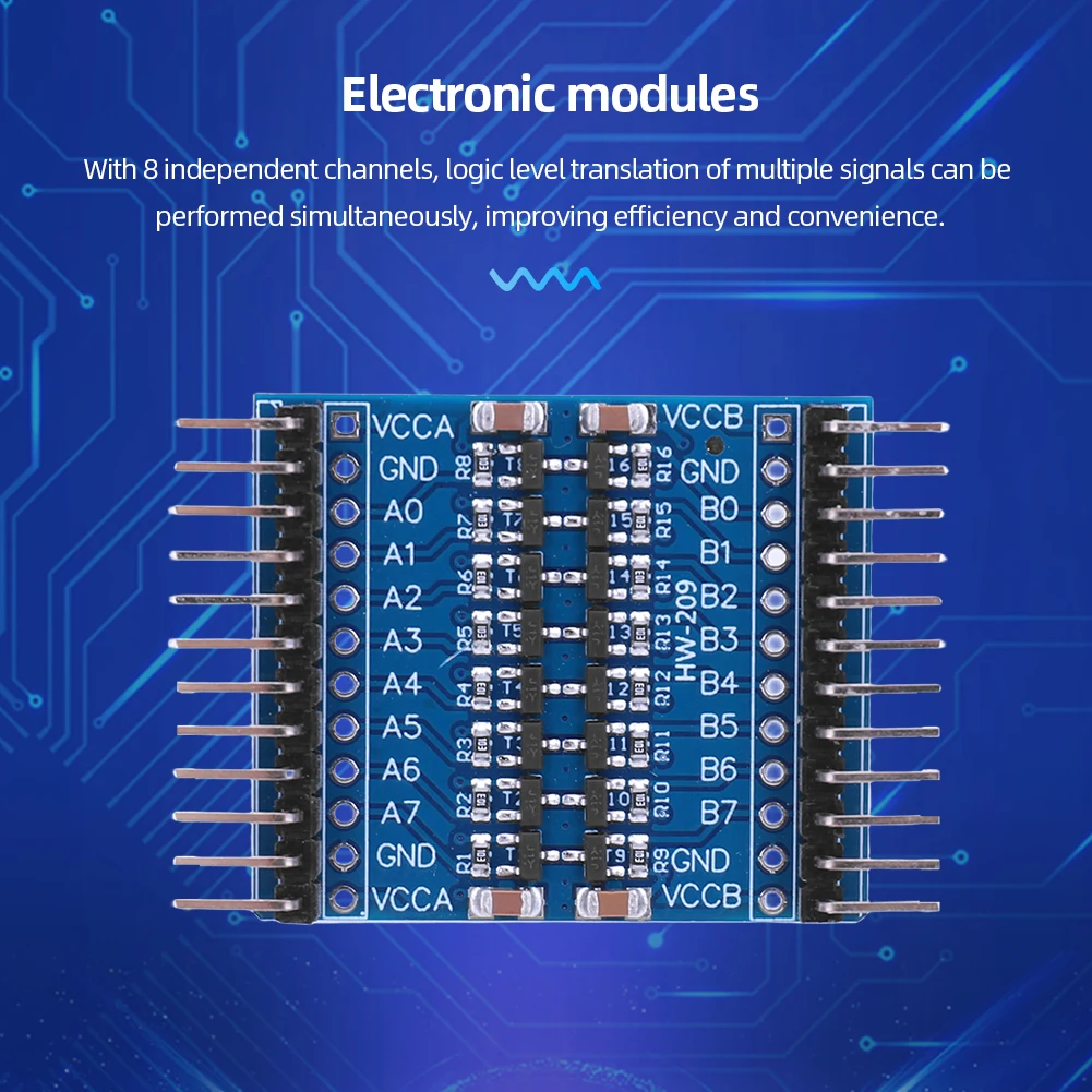 8-канальный модуль преобразования уровня IIC UART SPI TTL преобразователь ввода-вывода