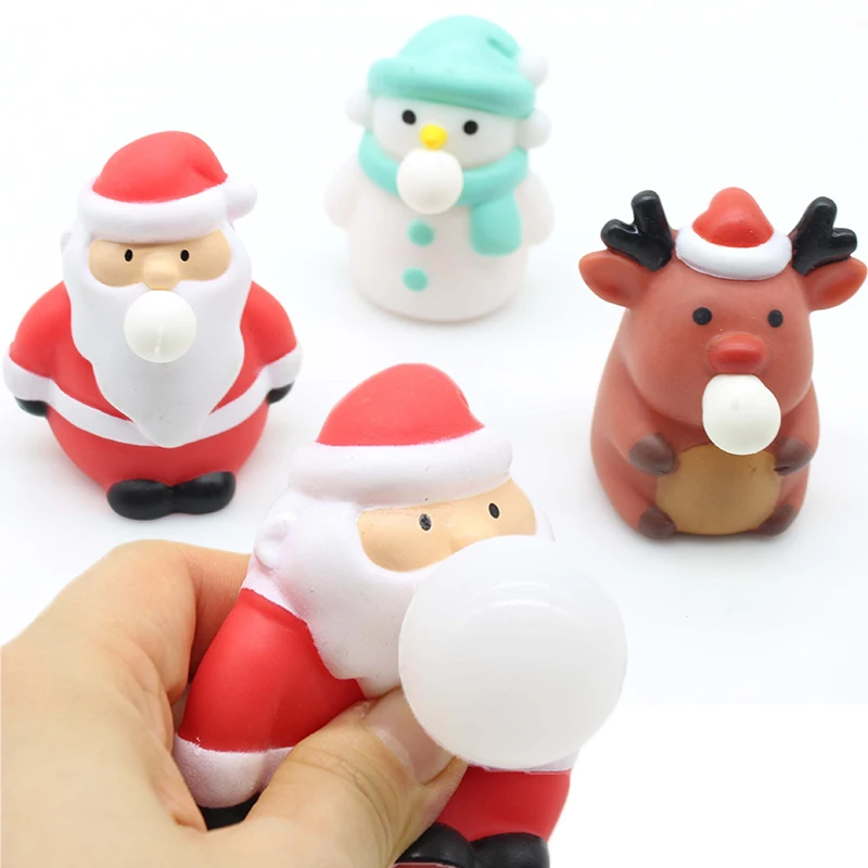 

2023 New！ Stress Pour Enfants, Père Noël Elk Bonhomme De Neige, Jouet De Pinceme