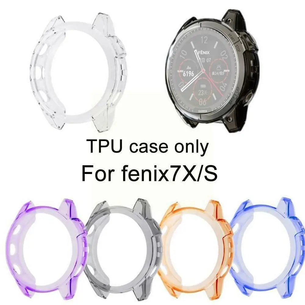 

1 шт., ультратонкий протектор для экрана часов 7s 7x из ТПУ, рамка, аксессуары для часов Y9y0