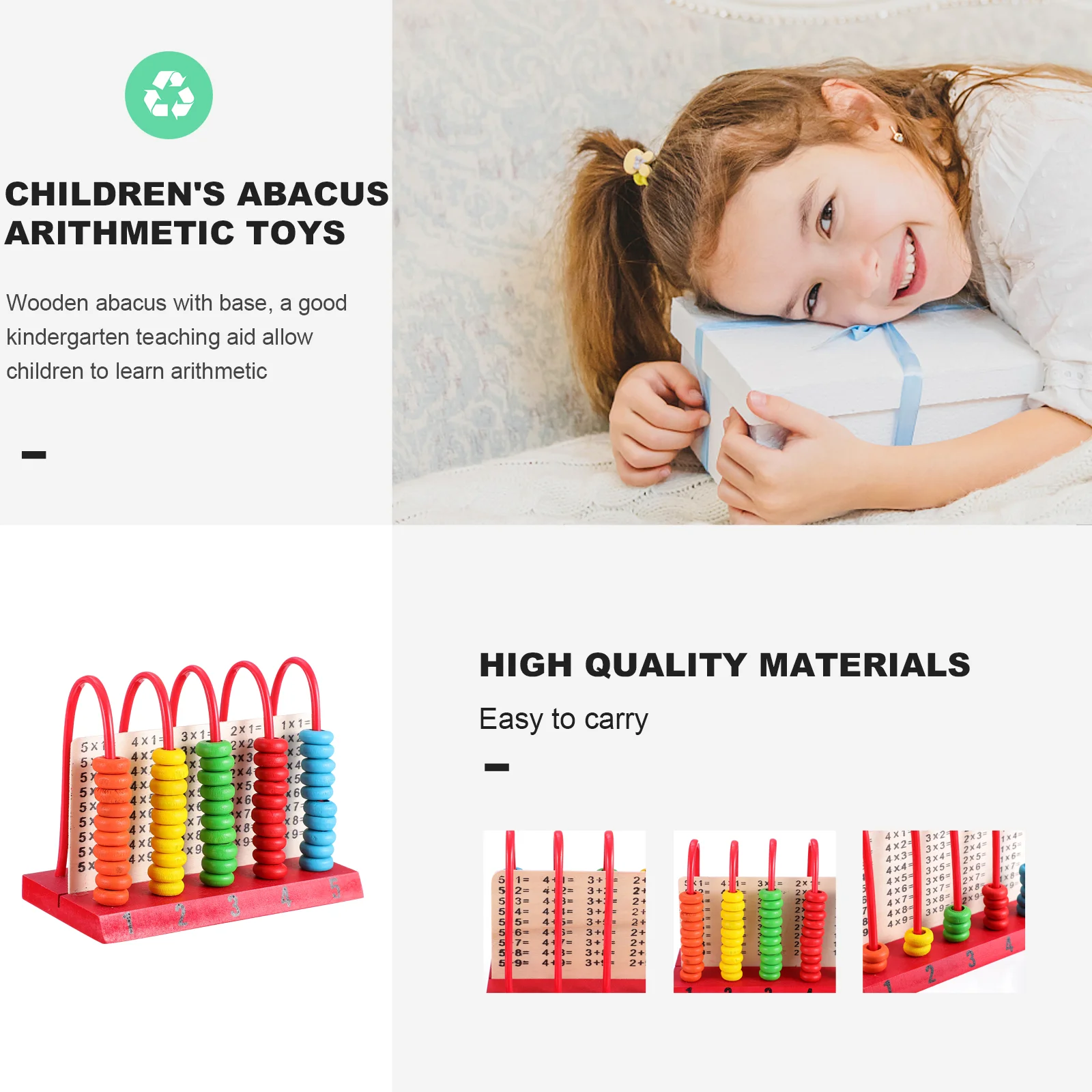 Очищающие бусины счеты развивающие детские игрушки математические обучающие