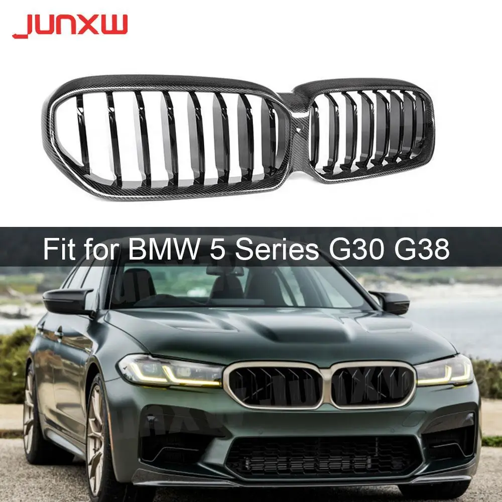 

ABS Facelift Front Bumper Grille Racing For BMW 5 Series G30 G38 F90 M5 2020-2022 Car Trim Strips Replacement Grills