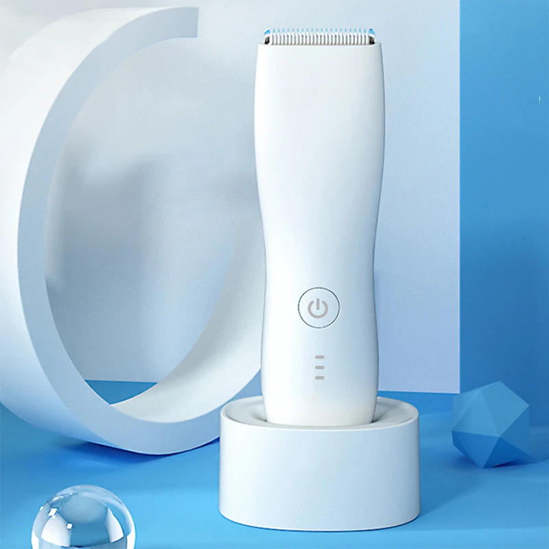 Body Hair Trimmer for Men Sensitive Part Sex Place Pubic Groomer Ball Shaver Wet Dry Clipper Ultimate Male Private Hygiene Razor