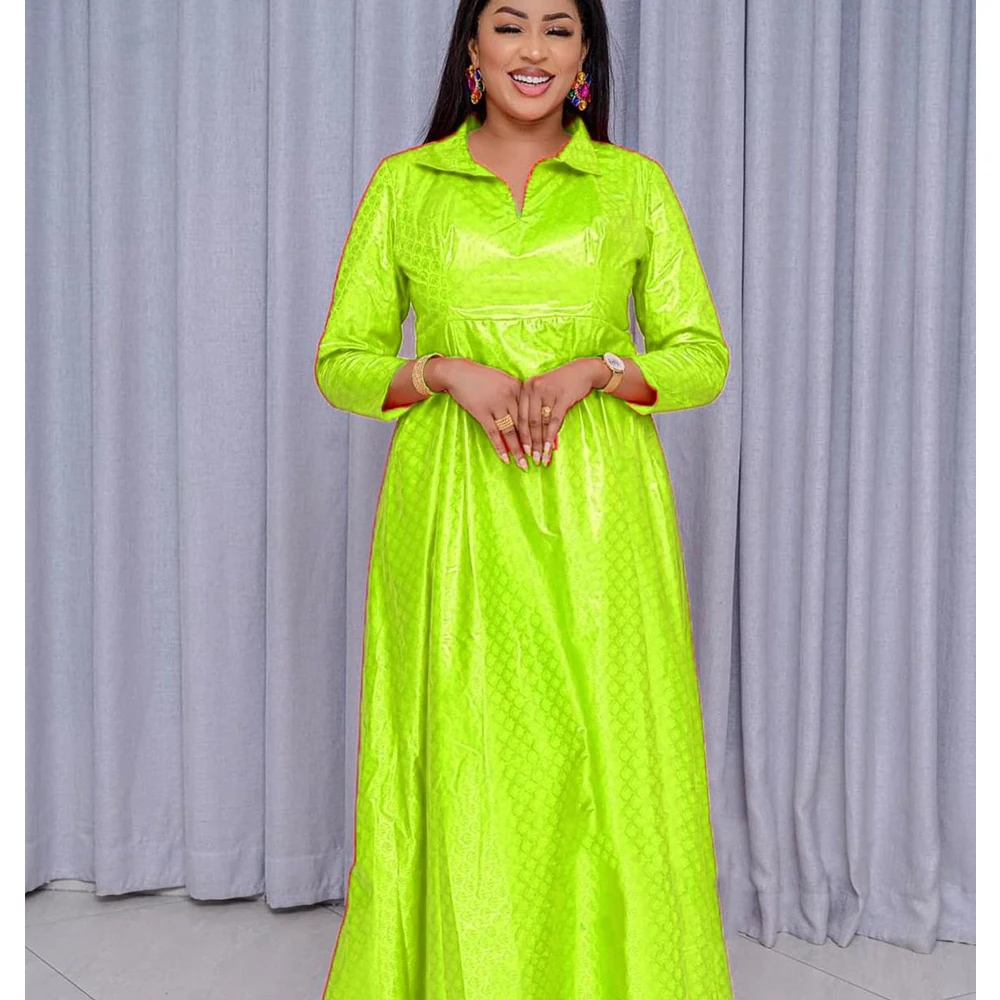 Африканские богатые платья Bazin для женщин женские оригинальные в нигерийском