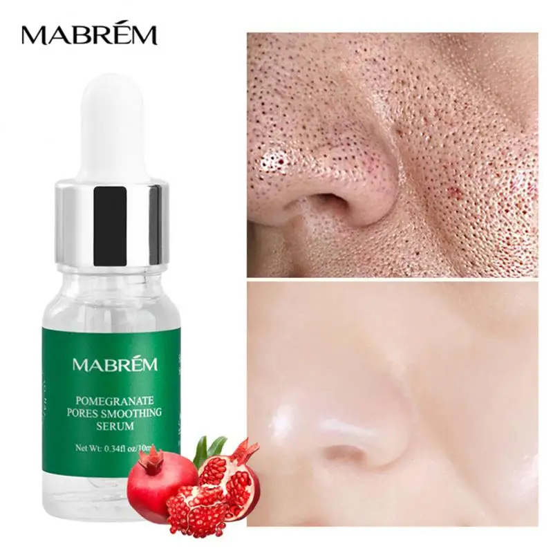 

Pore Minimizing Serum Shrink Pores Blackhead Skin Long Lasting Hydration Whitening Nourishing Pomegranate Extract Face Care