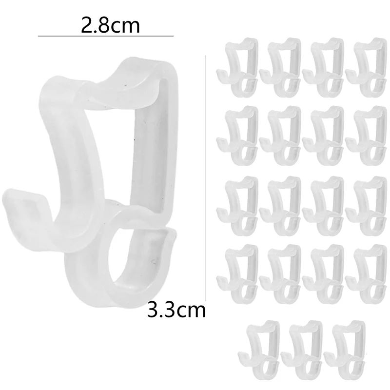 

Зажимы для рождественских светильников, пластиковый крючок, быстрое крепление, рождественские стены на открытом воздухе, перила, каминная площадка, мини-декор, праздничные гирлянды, крючки