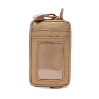 tactical wallet card bag waterproof card key holder money pouch pack outdoor military multifunction wallet waist bag for hunting
