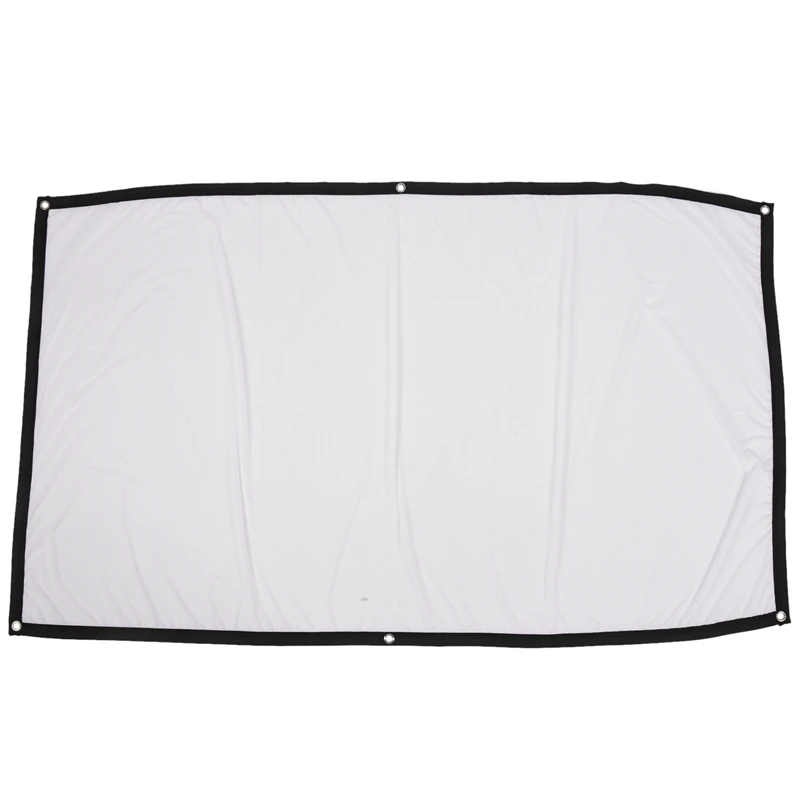 

Портативный проекционный экран Hd 16:9, диагональный экран для проектора, складной домашний кинотеатр для настенной проекции, для помещений и ...