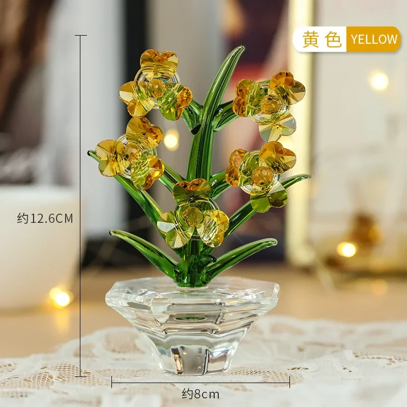 

Хрустальные цветочные украшения