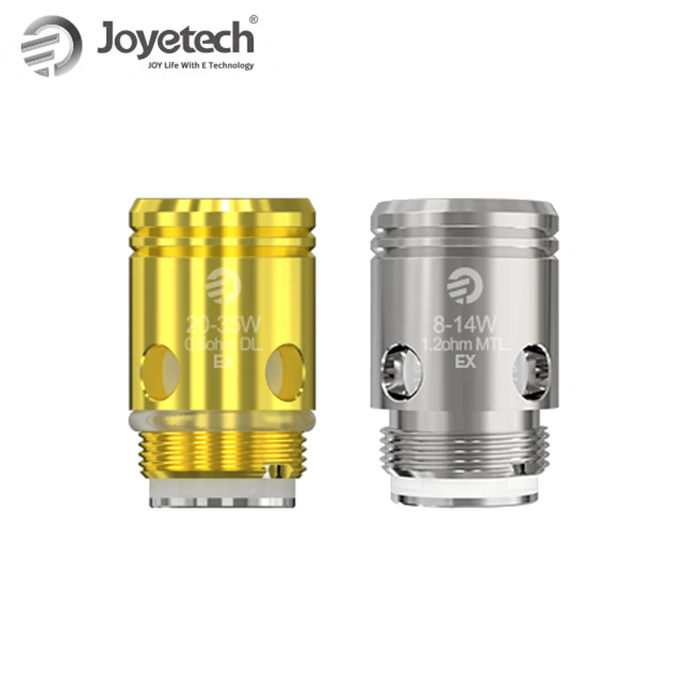 

Original Joyetech EX Coil Head 0.5ohm/1.2ohm for Exceed D22 D19 Exceed Air Exceed Air plus Tank atomizer e-cig vape coil