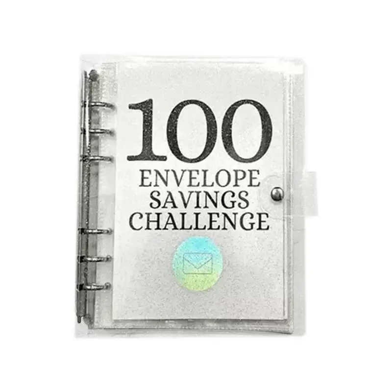 

Конверт с вызовом Связывание 100 задача сбережений бюджетная книга сэкономить 5050 с наличными конвертами легкая и забавная книга-планировщик