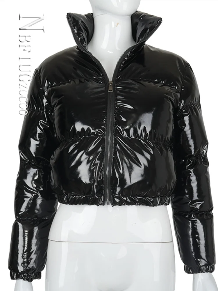 

Autumn Winter New Fashion Female Parkas Stand Collar Female Coat