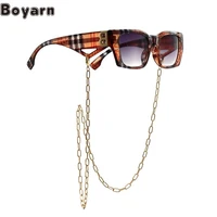 boyarn eyewear modern chain sunglasses luxury brand design street photography ins online popular model scottish sunglasses f