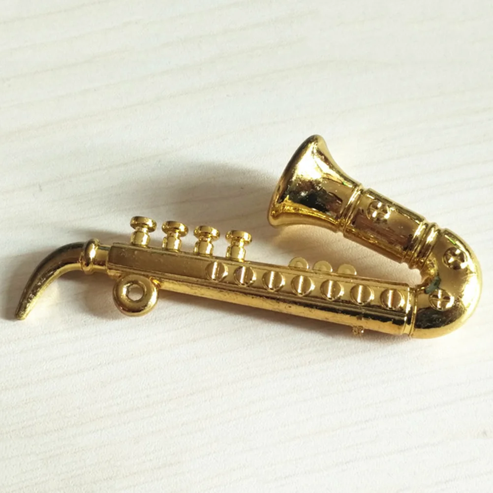 

3 PCS Mini Plastic Containers Saxophone Toys House Decor Instruments Child