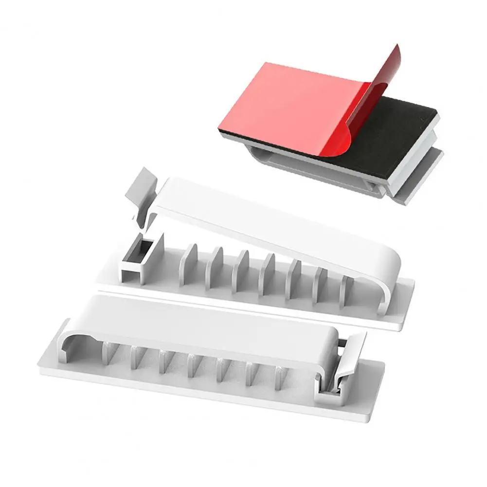 Удобный Настольный держатель кабеля для компьютера самоклеящийся сильная