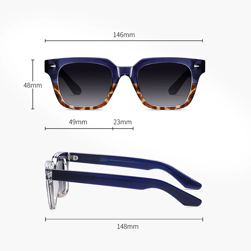 Женские поляризованные солнцезащитные очки Swanwick модные из ацетата для мужчин и