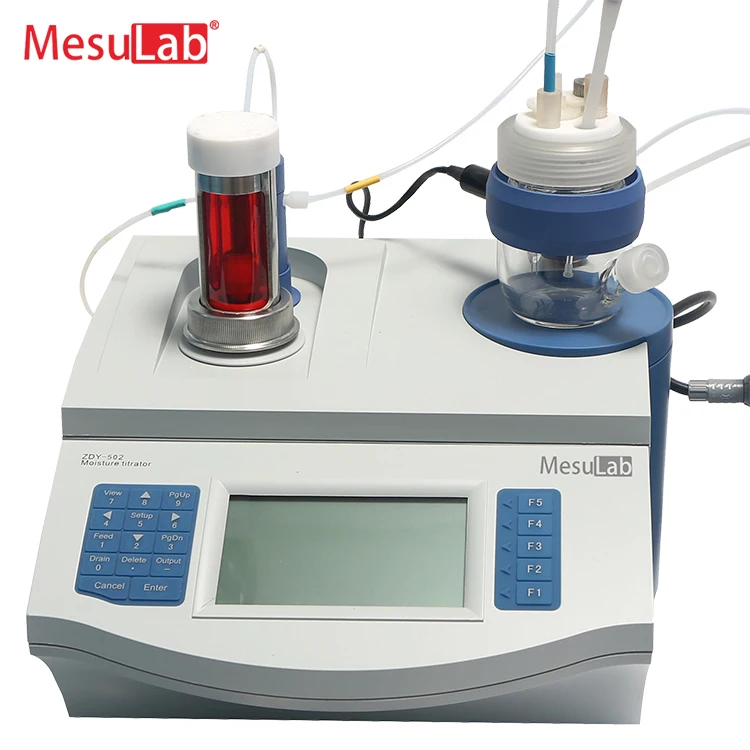 

Hot sales cheap cost Suitable for measuring the moisture content of liquid Volumetric Karl Fischer Titrator
