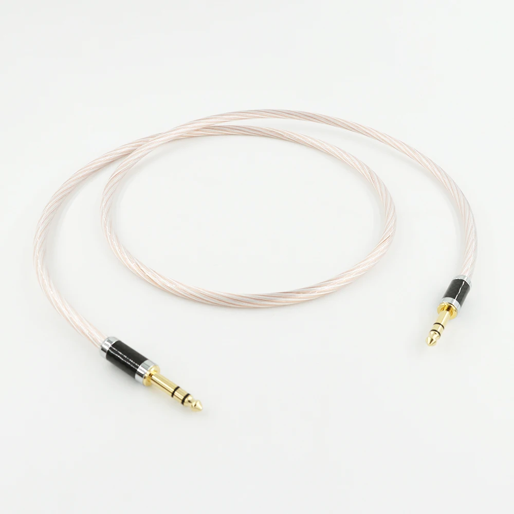 HiFi 6 35 мм аудиокабель OCC серебристый смешанный TRS стерео разъем для