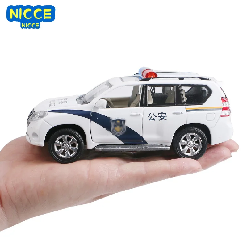 

Игрушечный автомобиль Nicce 1:32 для Toyota Prado, игрушечный автомобиль с имитацией музыки светильник света, игрушечный автомобиль для подарка F258