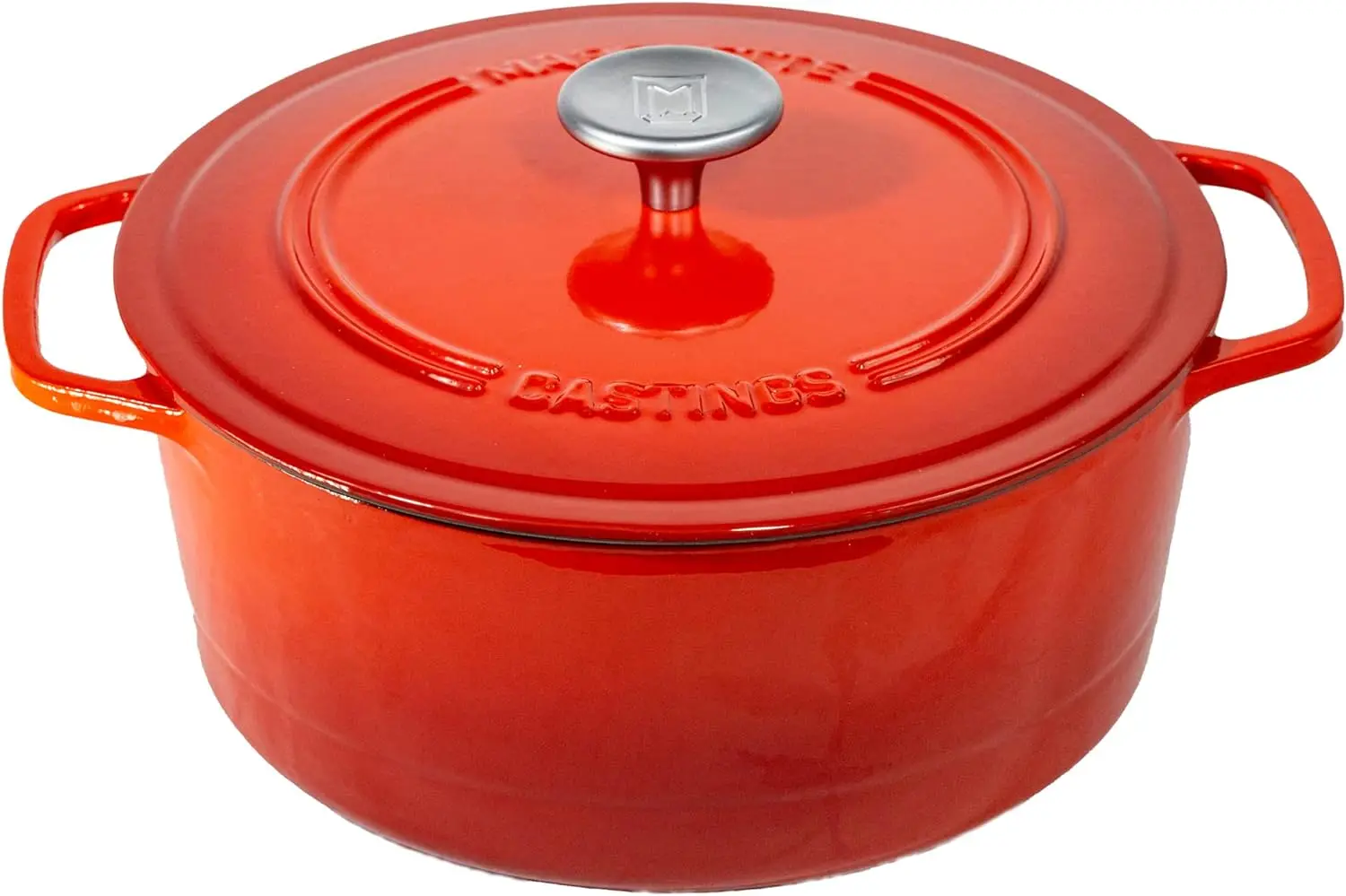 

Castings 4 qt. Enameled Cast Iron Dutch Oven (Iron Red)