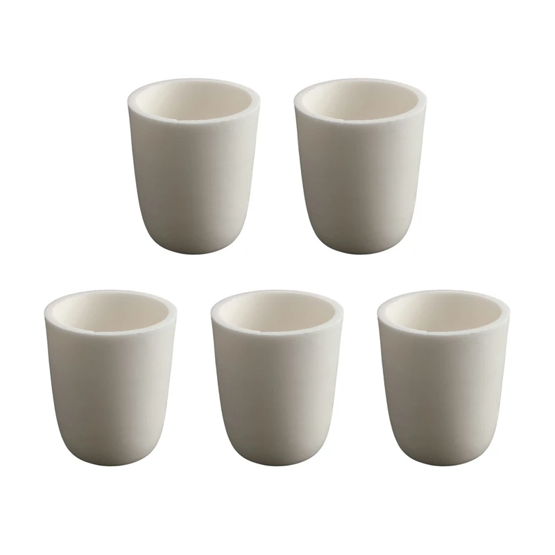 

5X 30Ml Alu 99% конический корундовый тигельная плавильная печь тигель для литья металла OVP 32X38X45X25 мм